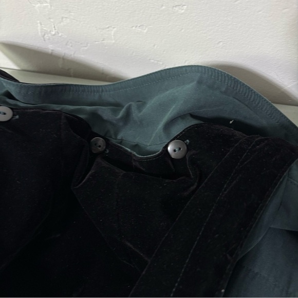 Westbound Women's Large Green Coat Lined Hooded Zip Button Winter FLAW - Picture 11 of 12